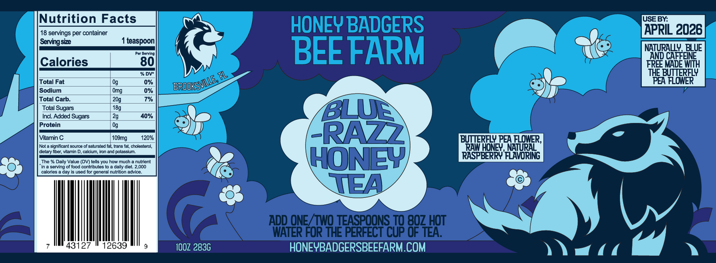 Blue Razz Honey Tea