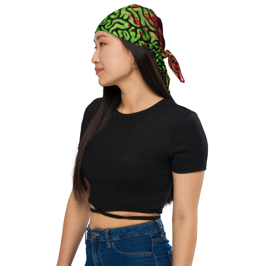 Bloody Green Brains Rave Bandana