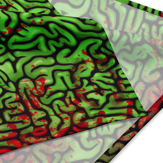 Bloody Green Brains Rave Bandana