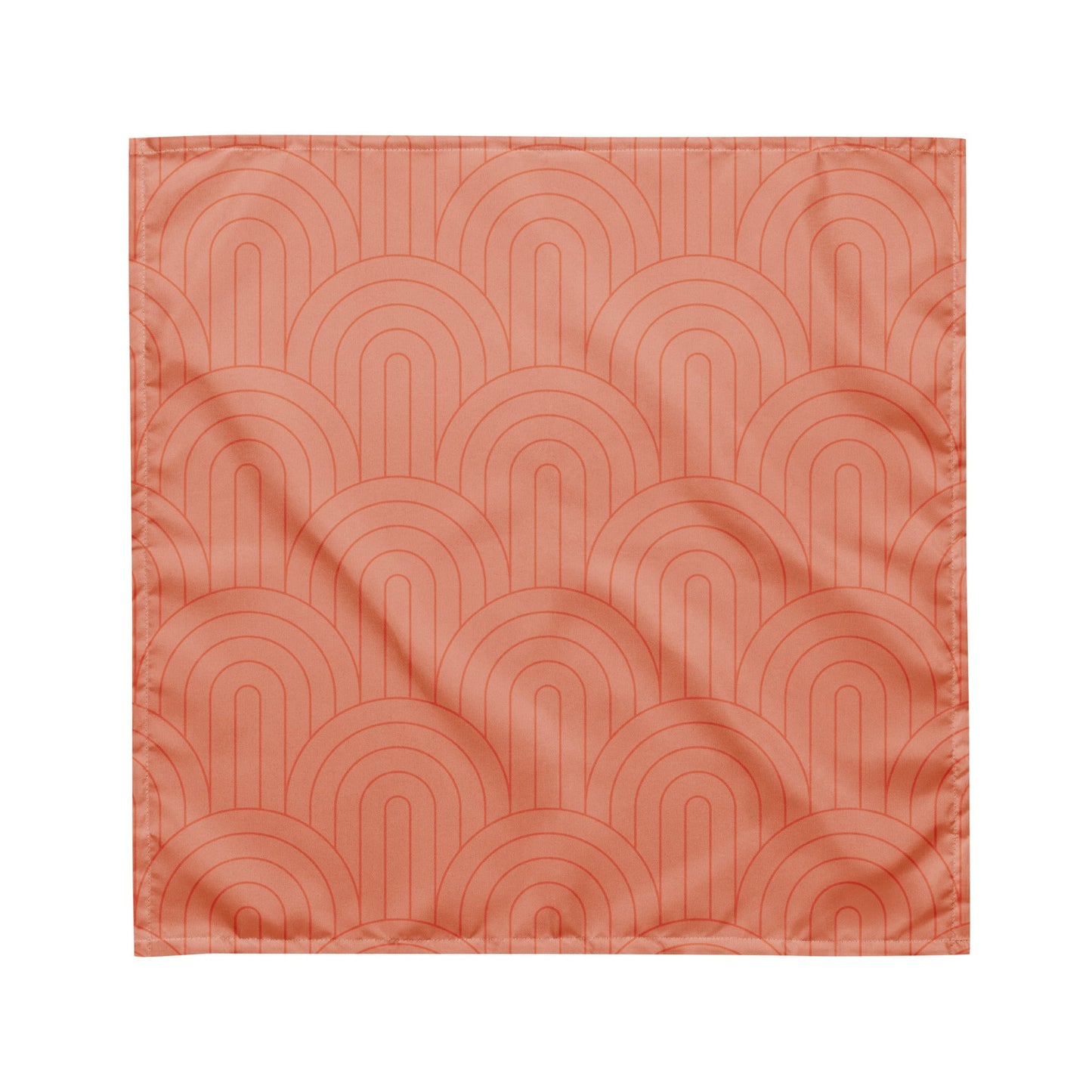 Sebastian & Clementine Scalloped Pink Bandana For Dogs and Cats
