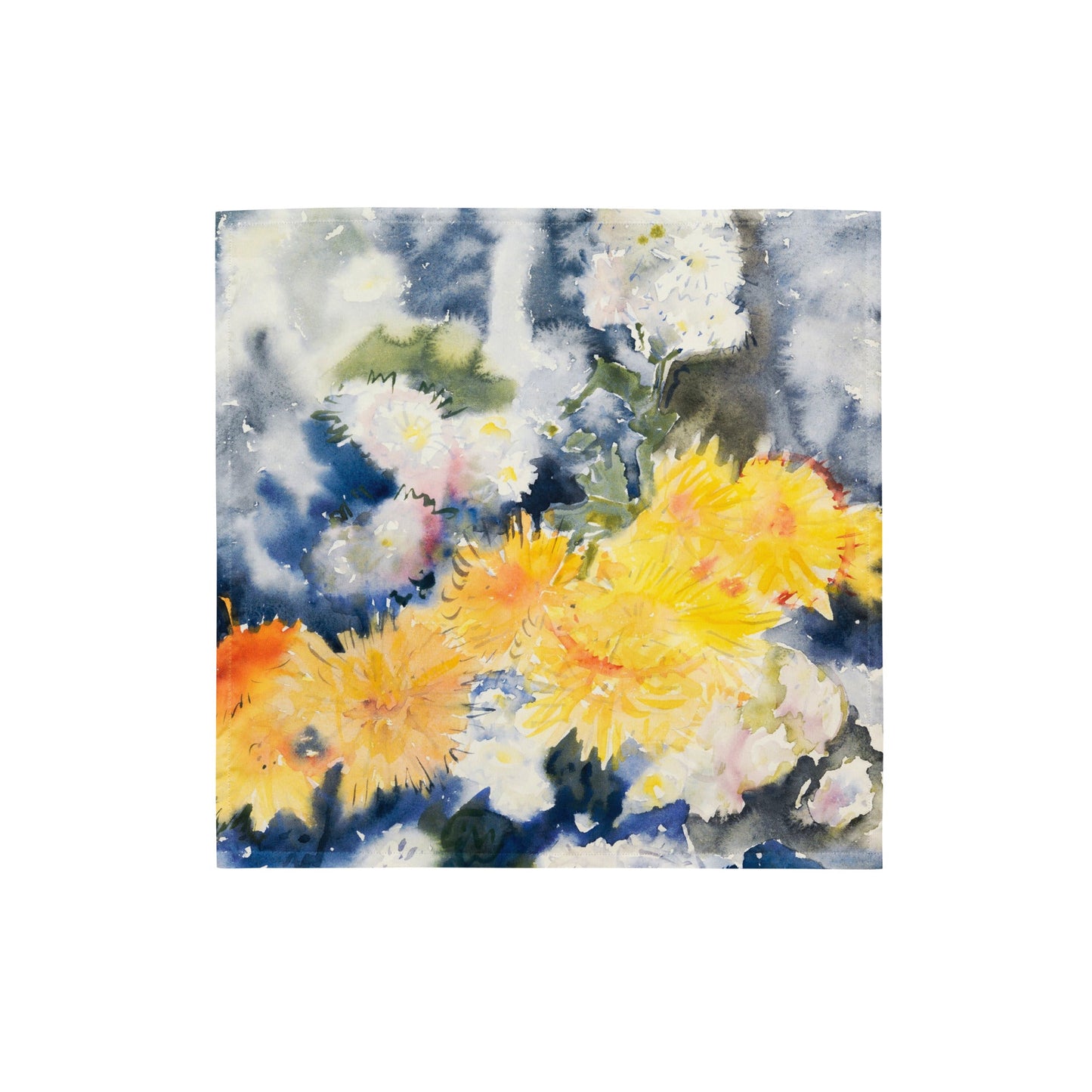 Sebastian & Clementine Yellow and Blue Bandana For Dogs and Cats