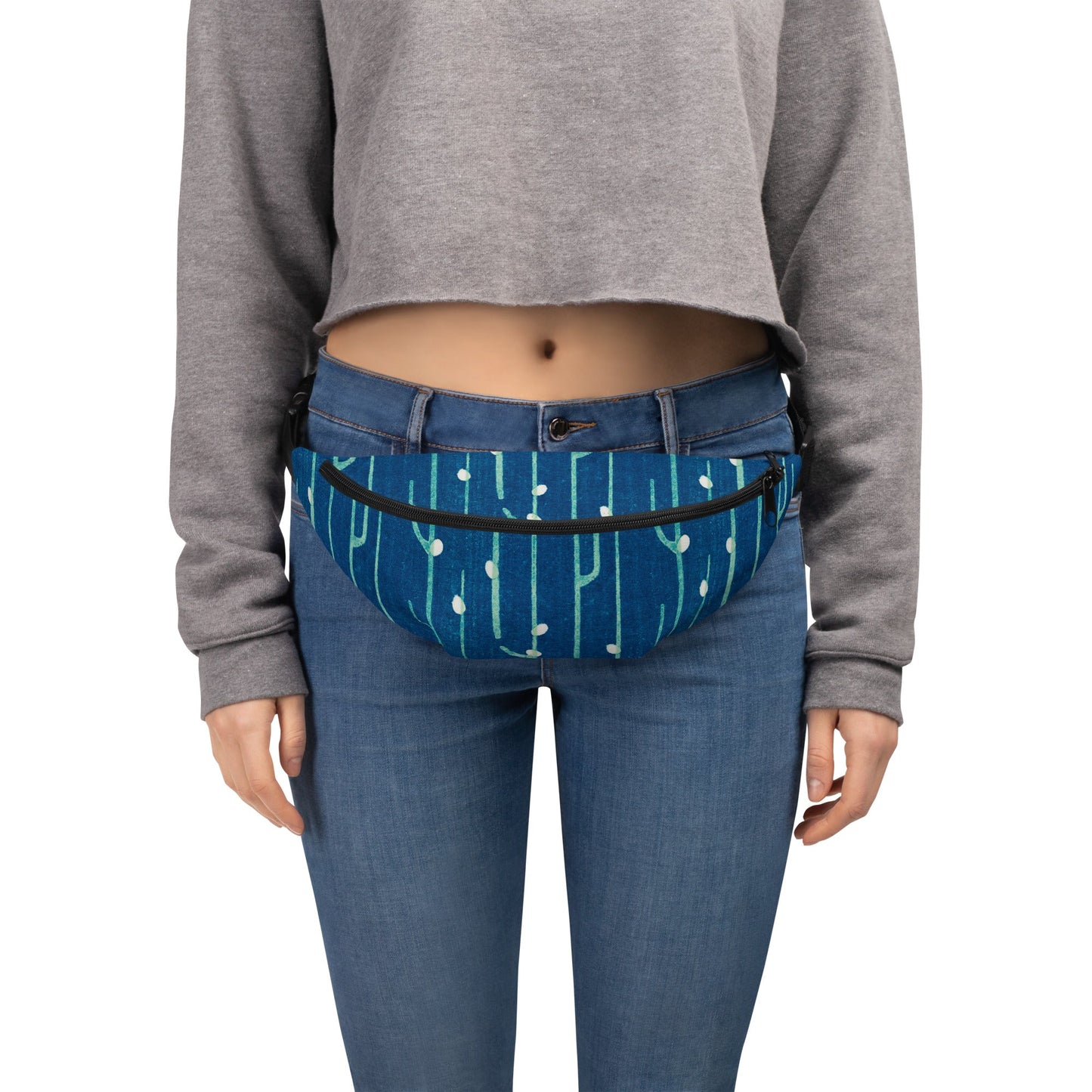 Sebastian & Clementine Blue Shima-Shima Fanny Pack