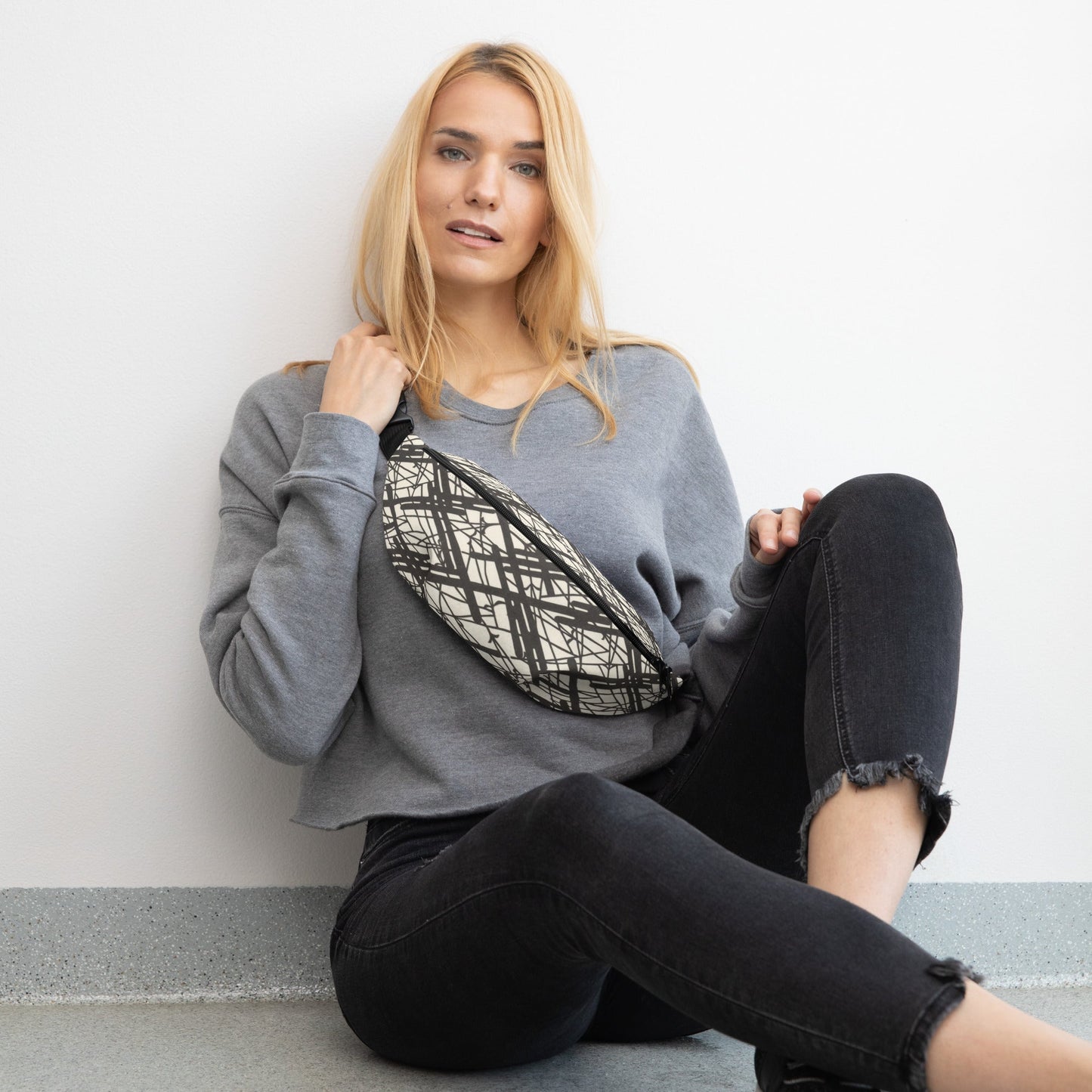 Sebastian & Clementine Abstract Lines Fanny Pack