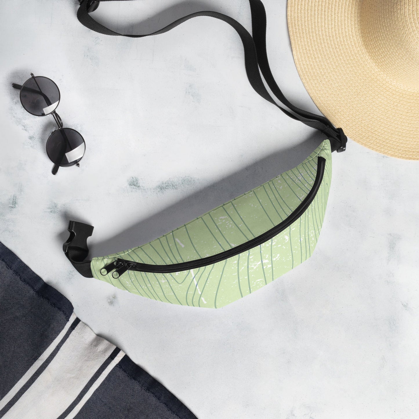 Sebastian & Clementine Woodgrain Lines Fanny Pack