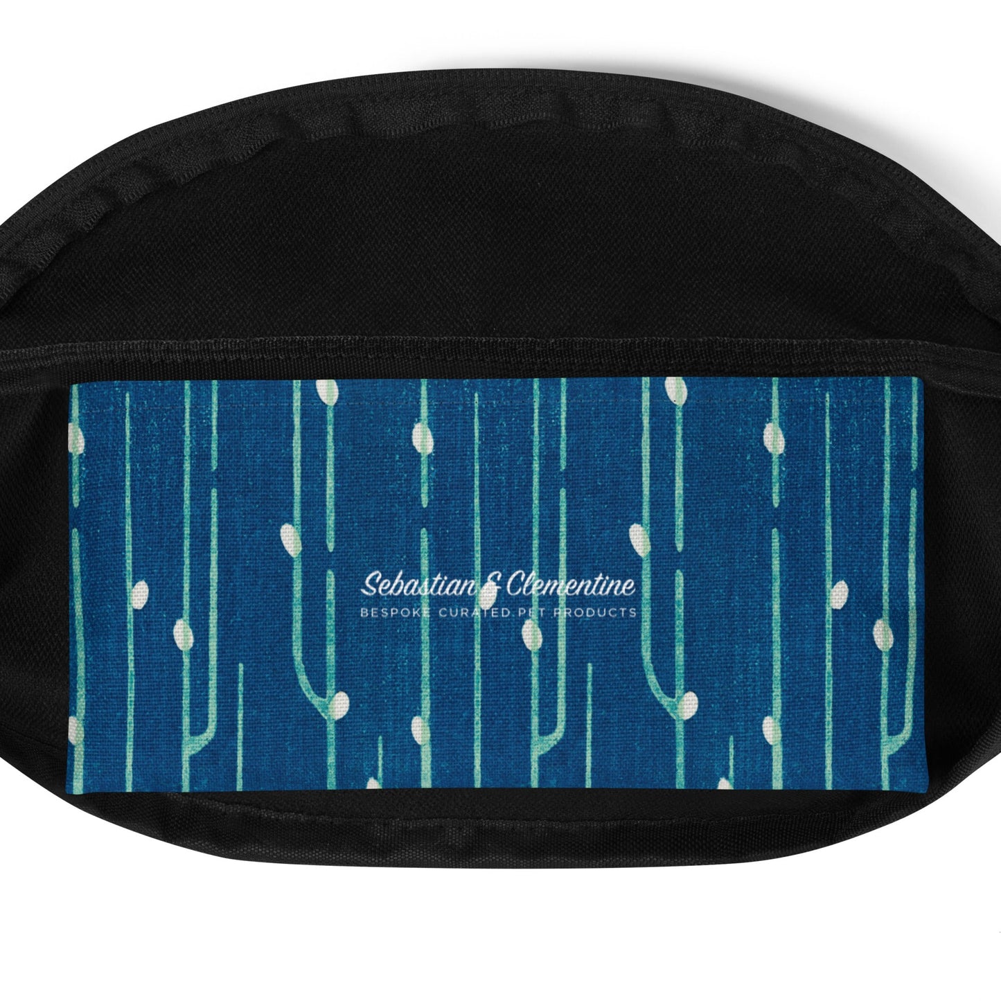 Sebastian & Clementine Blue Shima-Shima Fanny Pack