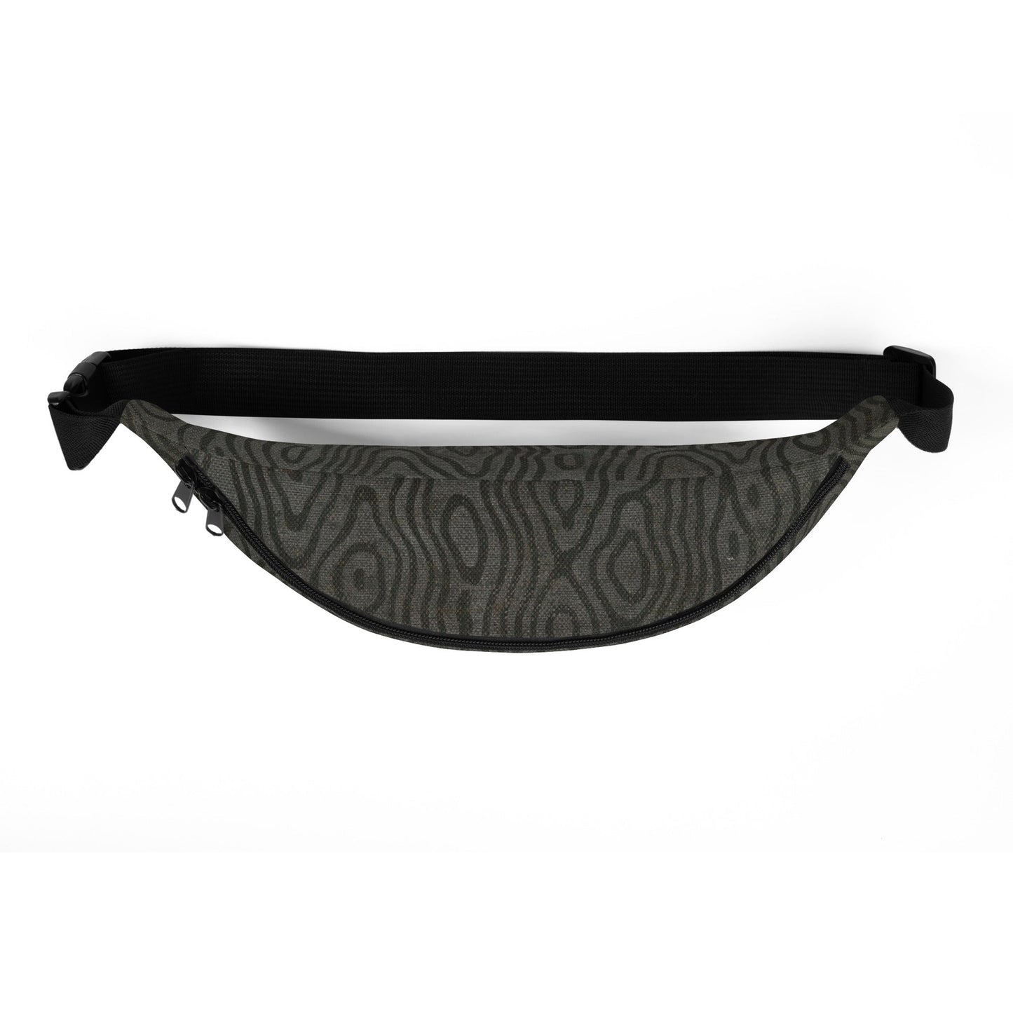 Sebastian & Clementine Gray Wooden Fanny Pack