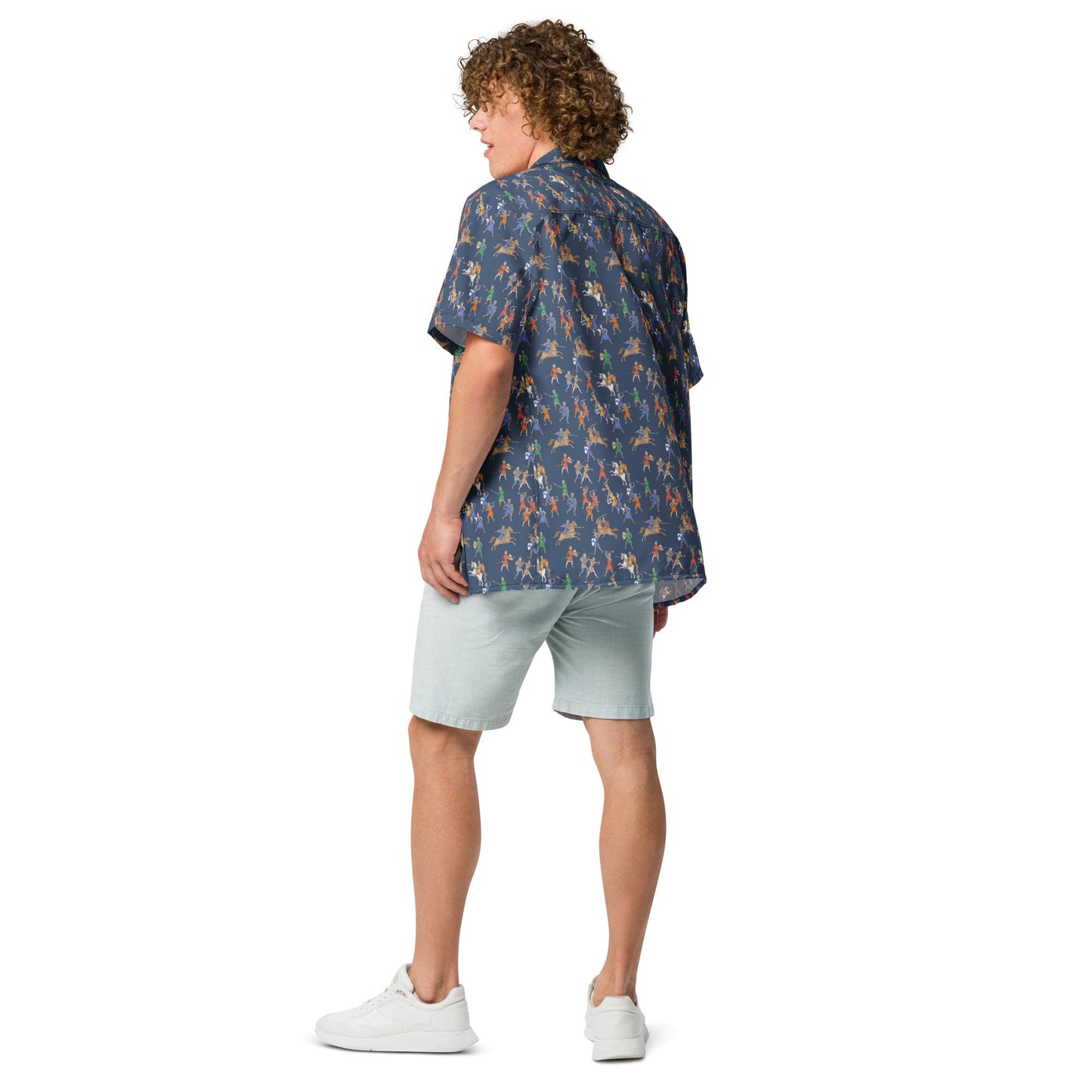 Medieval Battle Button-Up Shirt