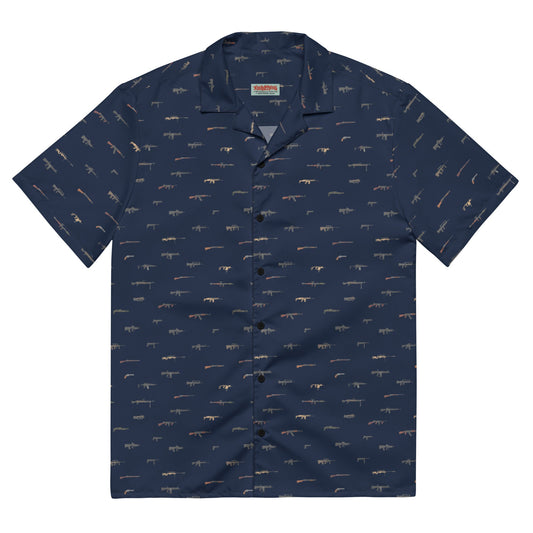 Arsenal Navy Blue Button-Up Shirt