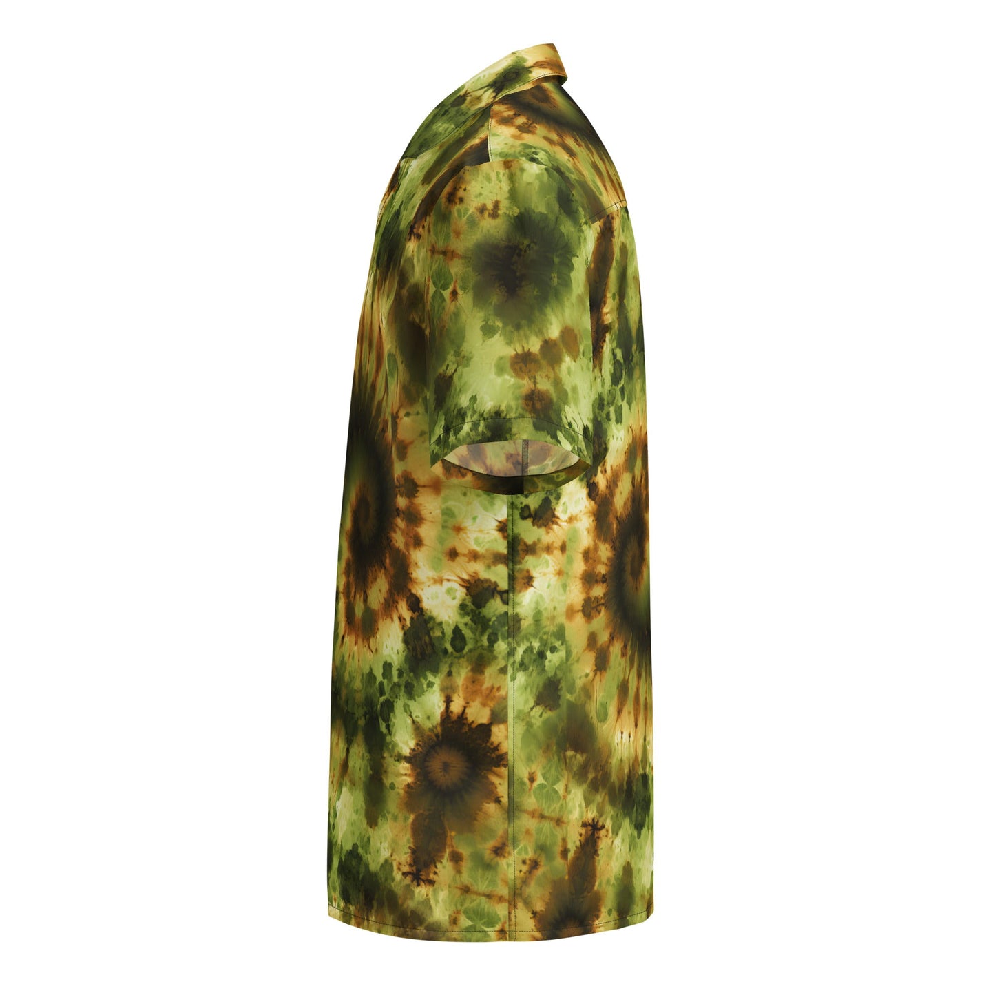In-A-Gadda-Da-Vida Tie Dye Button-Up Shirt