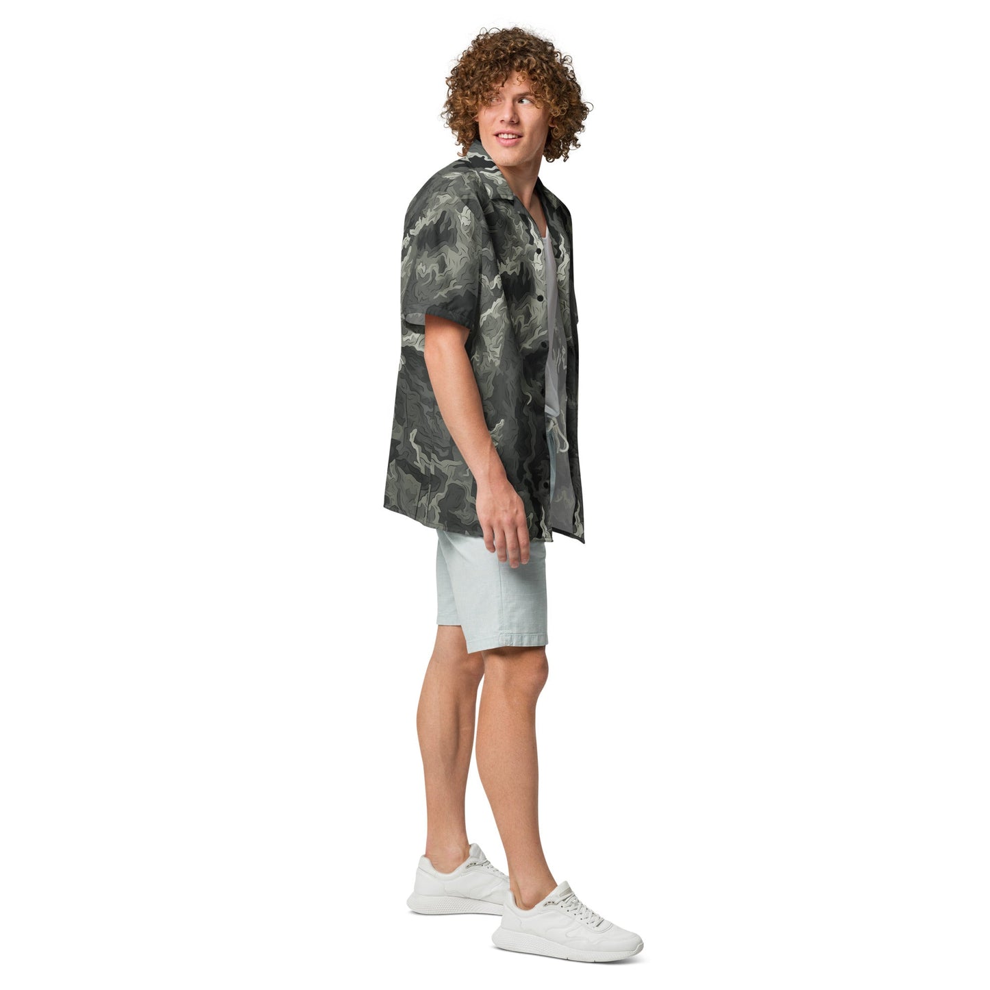 Seaweed Serenade Button-Up Shirt
