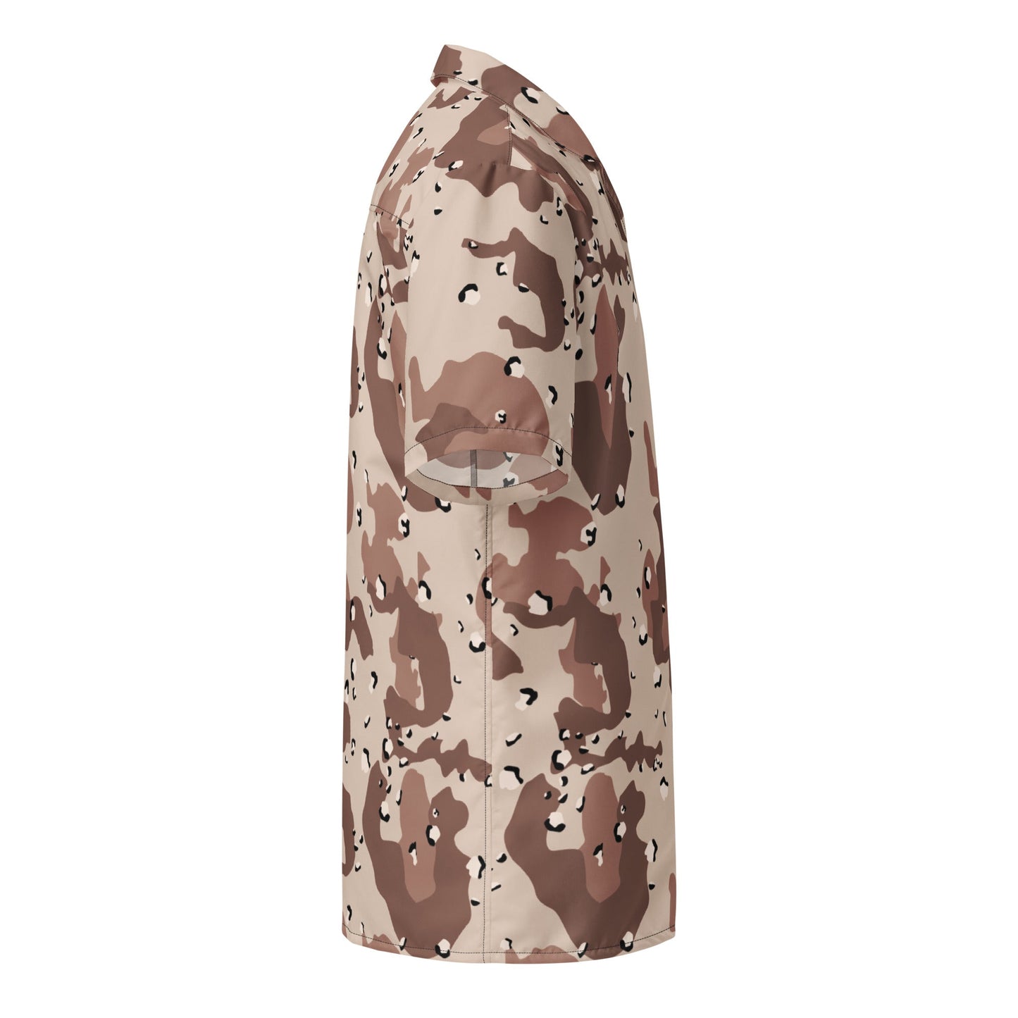 Desert Camouflage Pattern Button-Up Shirt