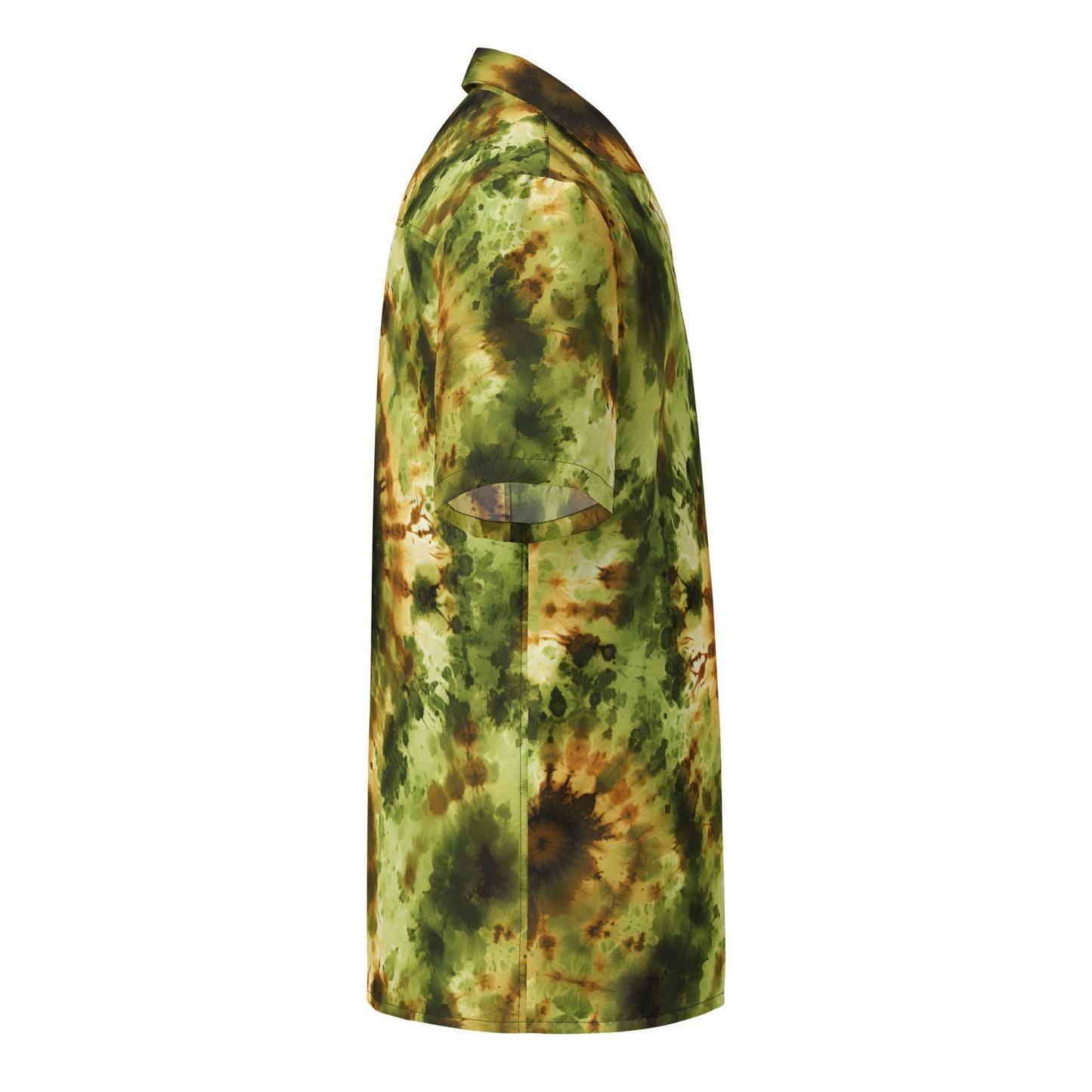 In-A-Gadda-Da-Vida Tie Dye Button-Up Shirt