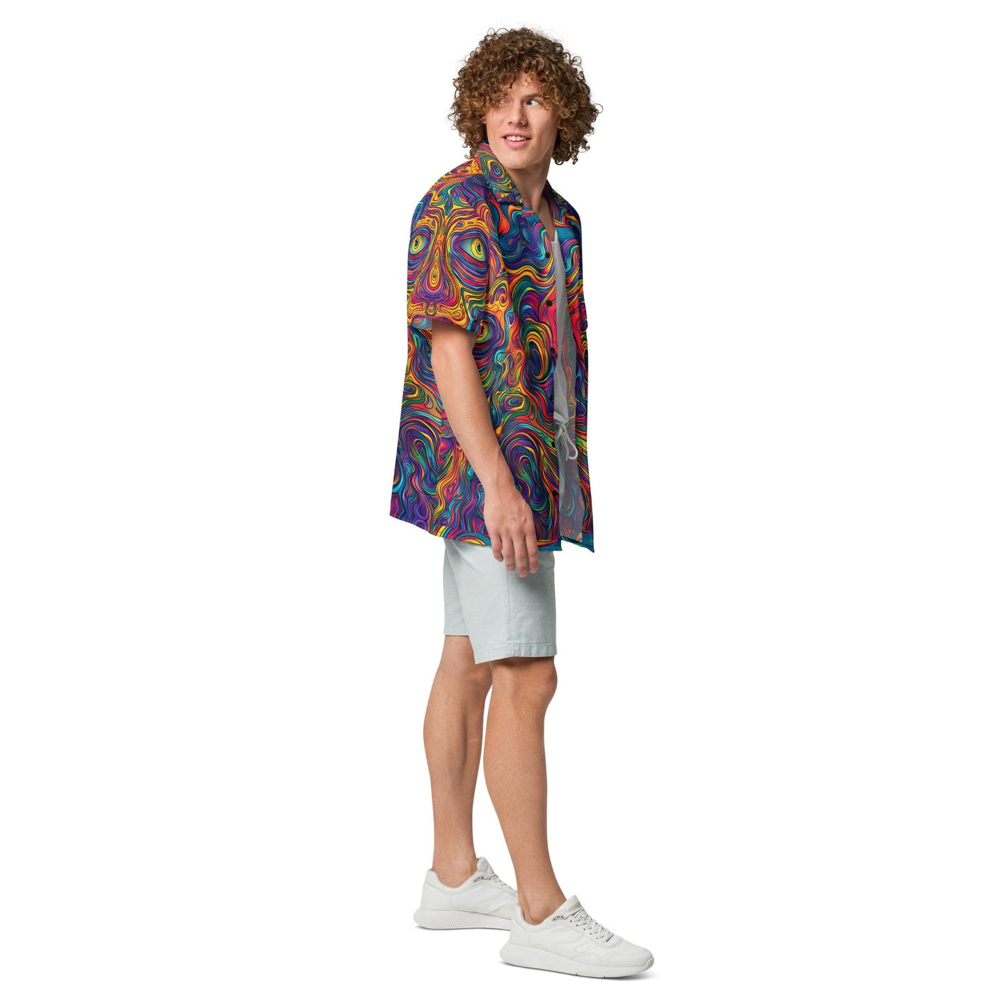 Interdimensional Tripster Machine Elves Button Up Shirt