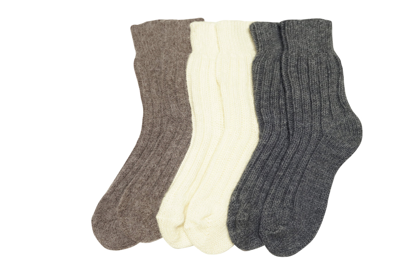 tittimitti® Women’s Alpaca Wool Socks 1 Pair – Soft Warm Winter Crew Socks (Made in Italy)