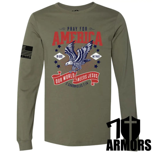 AMERICA NEEDS JESUS LONG SLEEVE