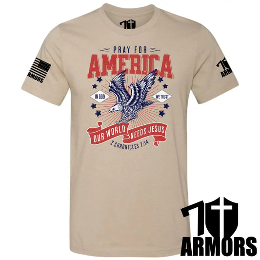 AMERICA NEEDS JESUS T-SHIRT
