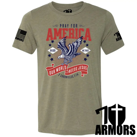 AMERICA NEEDS JESUS T-SHIRT