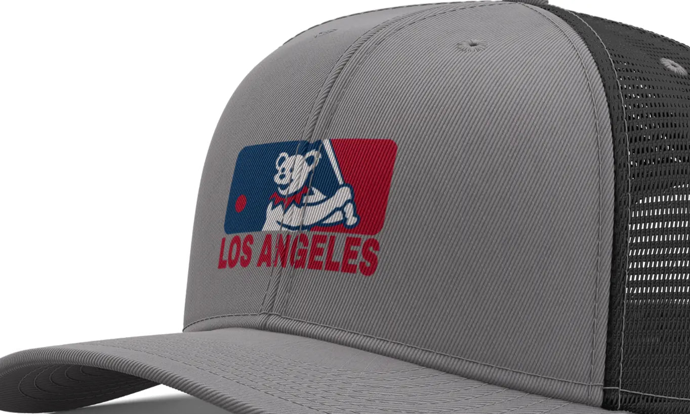 Los Angeles Angels Original Dancing Bear MLB Grateful Dead Trucker Cap
