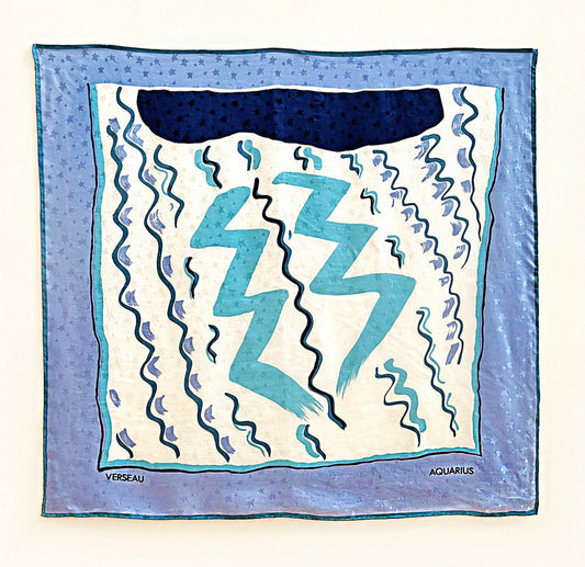 AQUARIUS SILK SCARF - CHLOE FREMANTLE