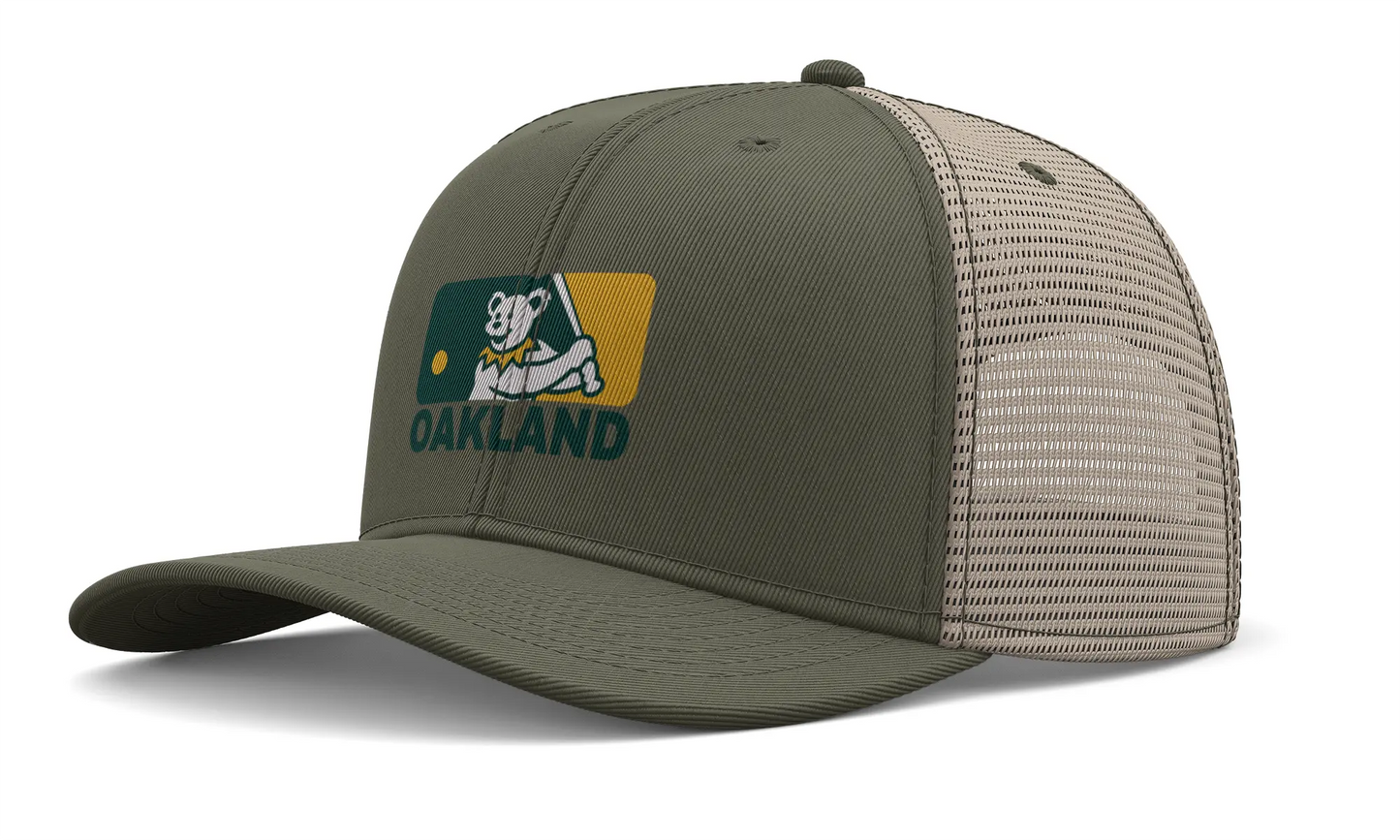 Oakland Athletics Original Dancing Bear MLB Grateful Dead Trucker Cap