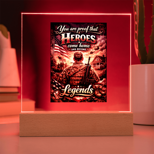 Heroes Come Home – Veteran Tribute Plaque