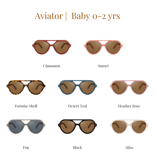 Aviator | Polarized Sunglasses | Baby | 0-2 Y