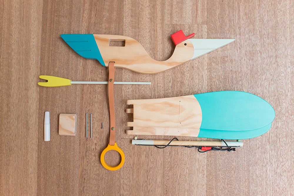 Mobile BIRD Medium Wood