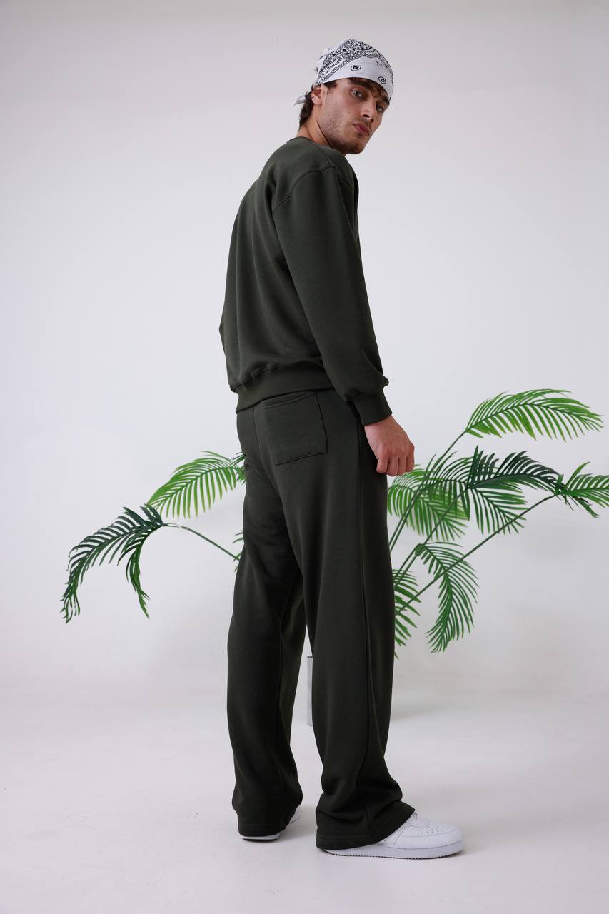 Unisex Baggy Fit Oversize Sweatshirt & Jogger Set - Heavyweight Tracksuit