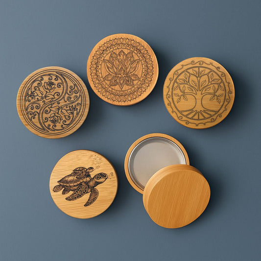 Bamboo & Tin Multipurpose Case