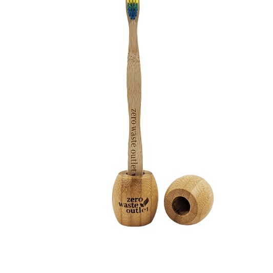 Bamboo Toothbrush Stand - single holder