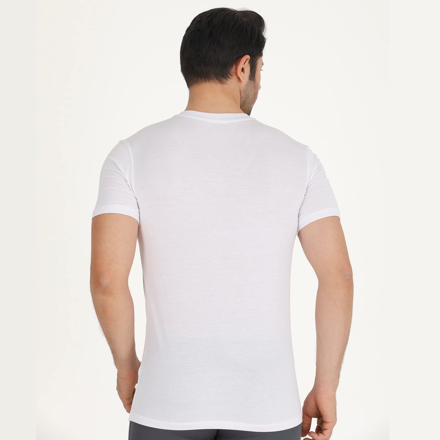 Men's Bamboo V-Neck Undershirt (3 Pack)