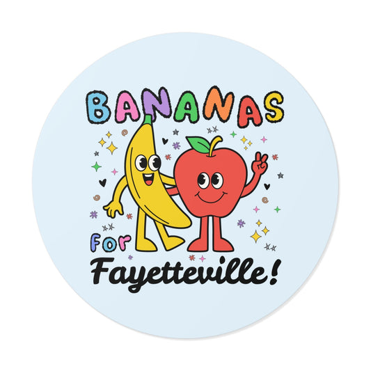 Bananas for Fayetteville Sticker