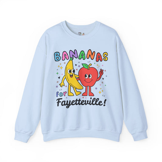 Bananas for Fayetteville Sweatshirt