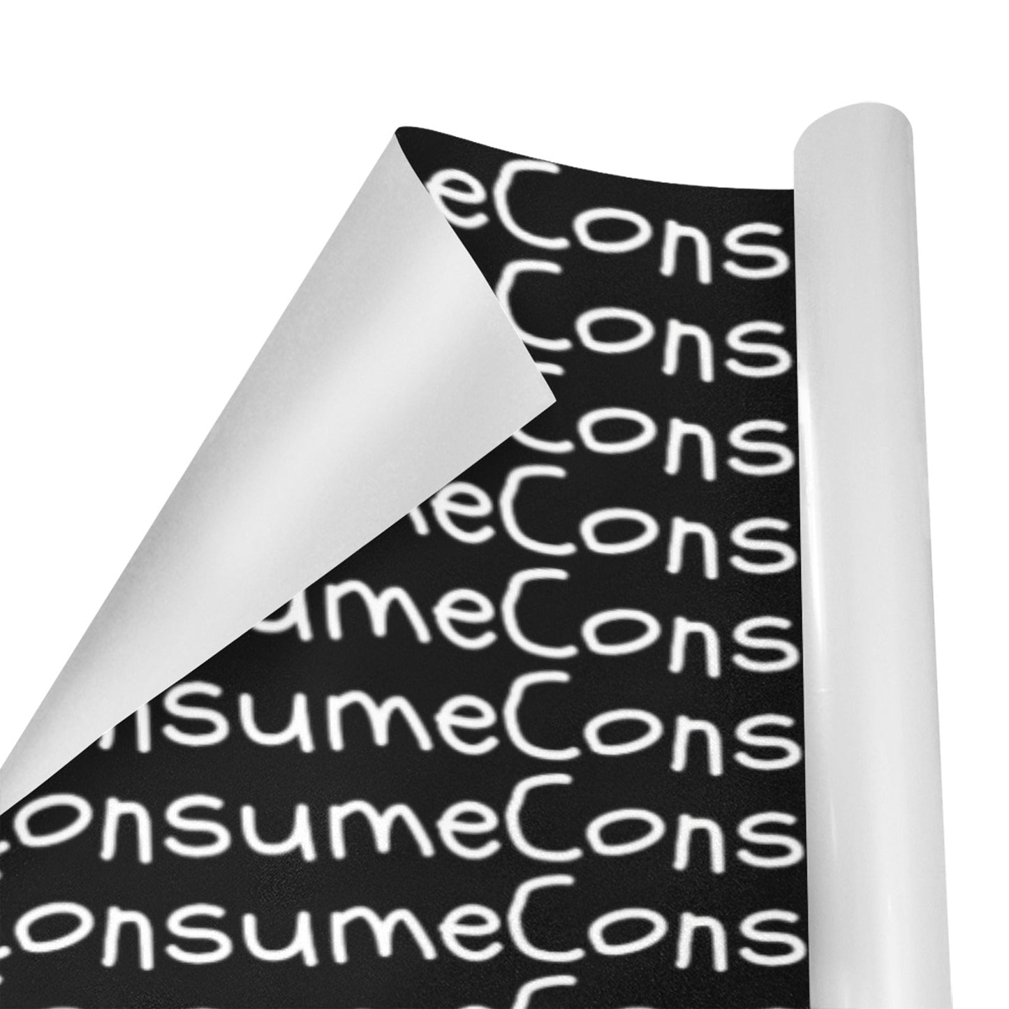 "Consume" - Wrapping Paper - Gift Wrapping Paper 58"x 23" (1 Roll)