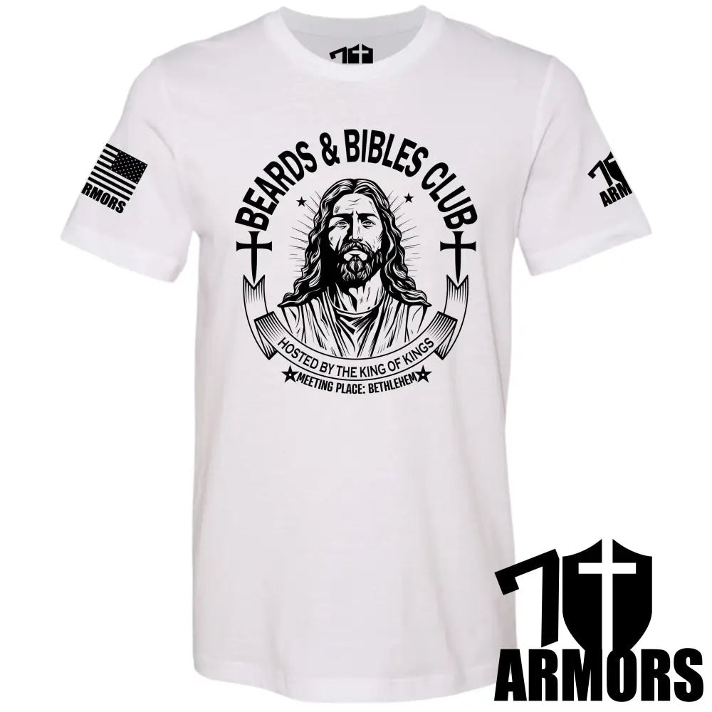 BEARDS AND BIBLES CLUB T-SHIRT