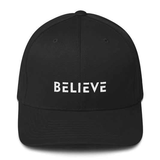 Believe Fitted Twill Baseball Hat