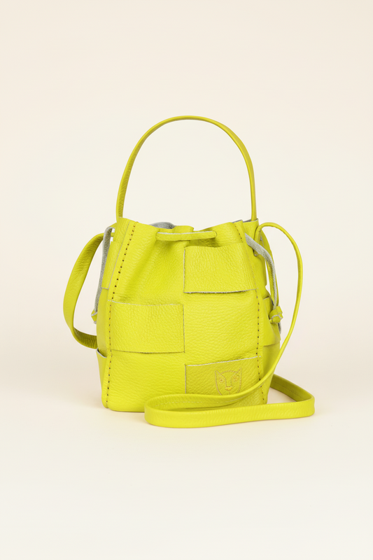 Bella Bucket Bag Highlighter Yellow