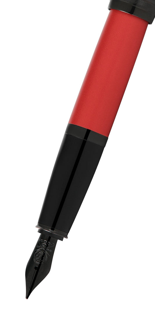 Bailey™ Matte Gray Lacquer Stainless Steel Extra-Fine Nib Fountain Pen