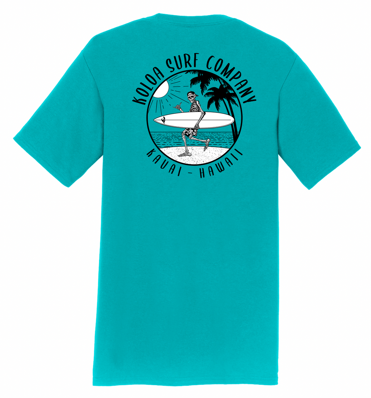 Koloa Skeleton Gone Surfin Lightweight T-Shirt