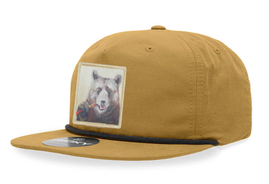 Biscuit/Black Rope Cap