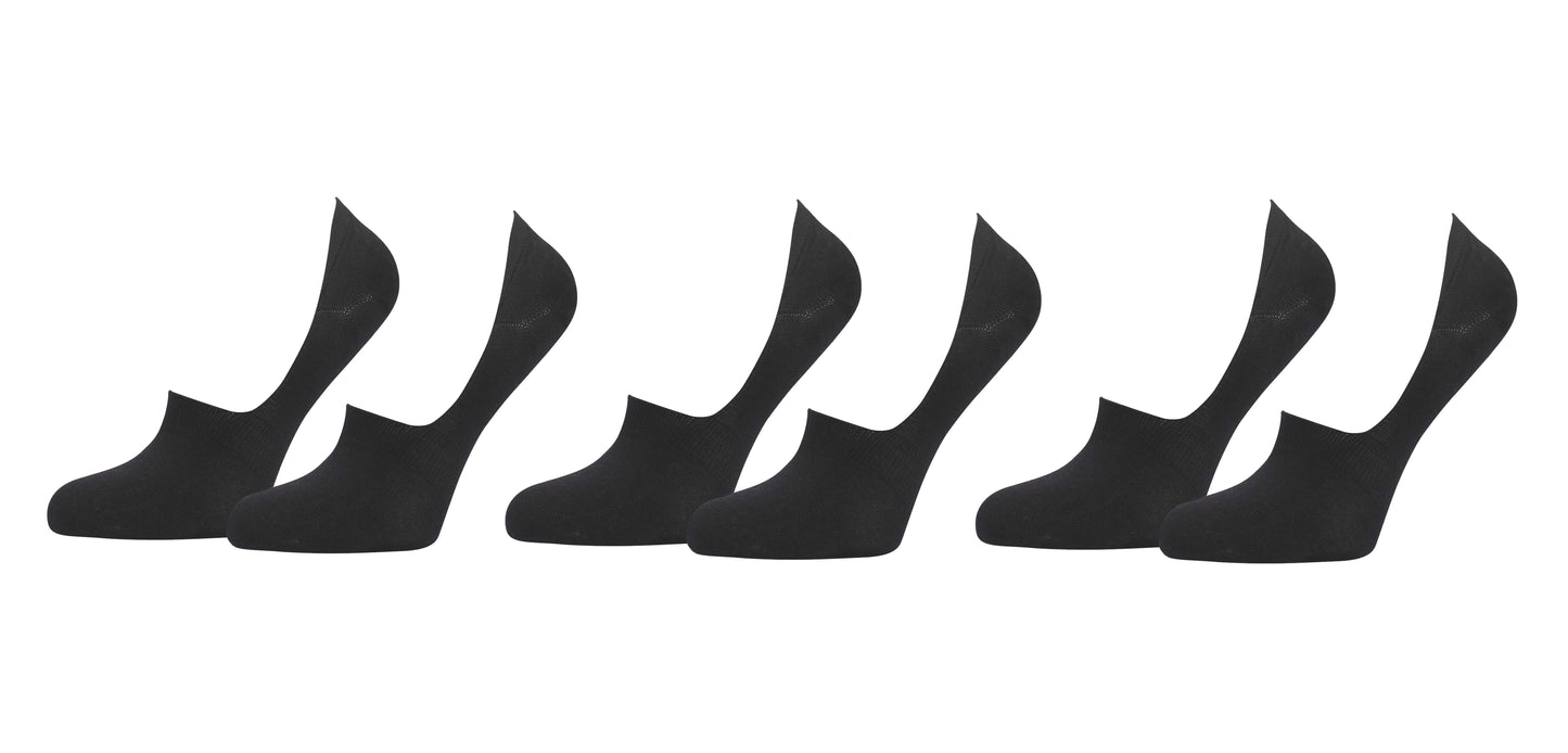 tittimitti® Women’s Organic Cotton No-Show Socks 3-Pack – Breathable Non-Slip Invisible Socks