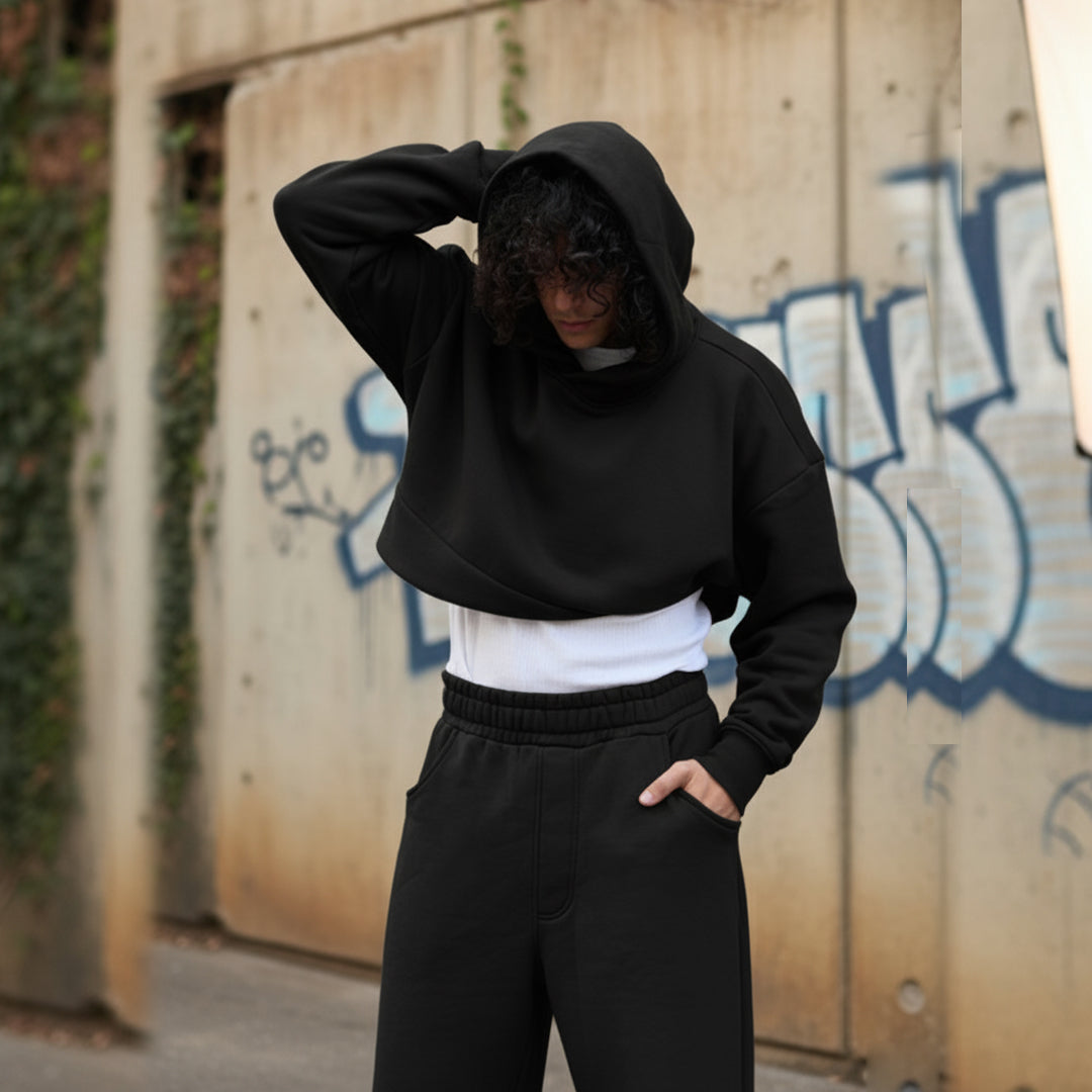 Bundle of Three Black Baggy Sweatpants