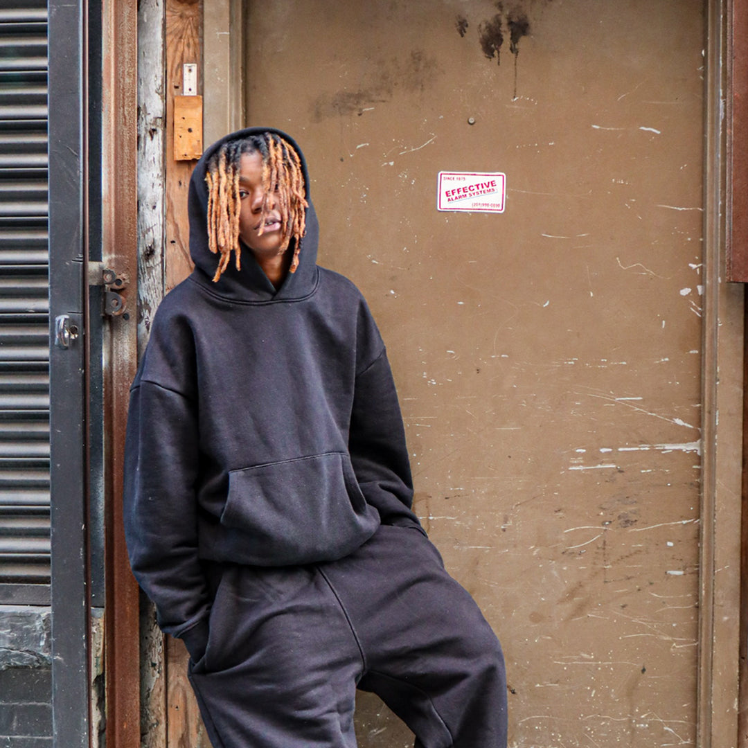 Bundle Of Three Black Oversized Hoodies