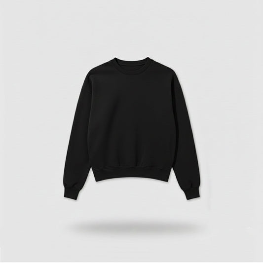Black Oversized Sweatshirt