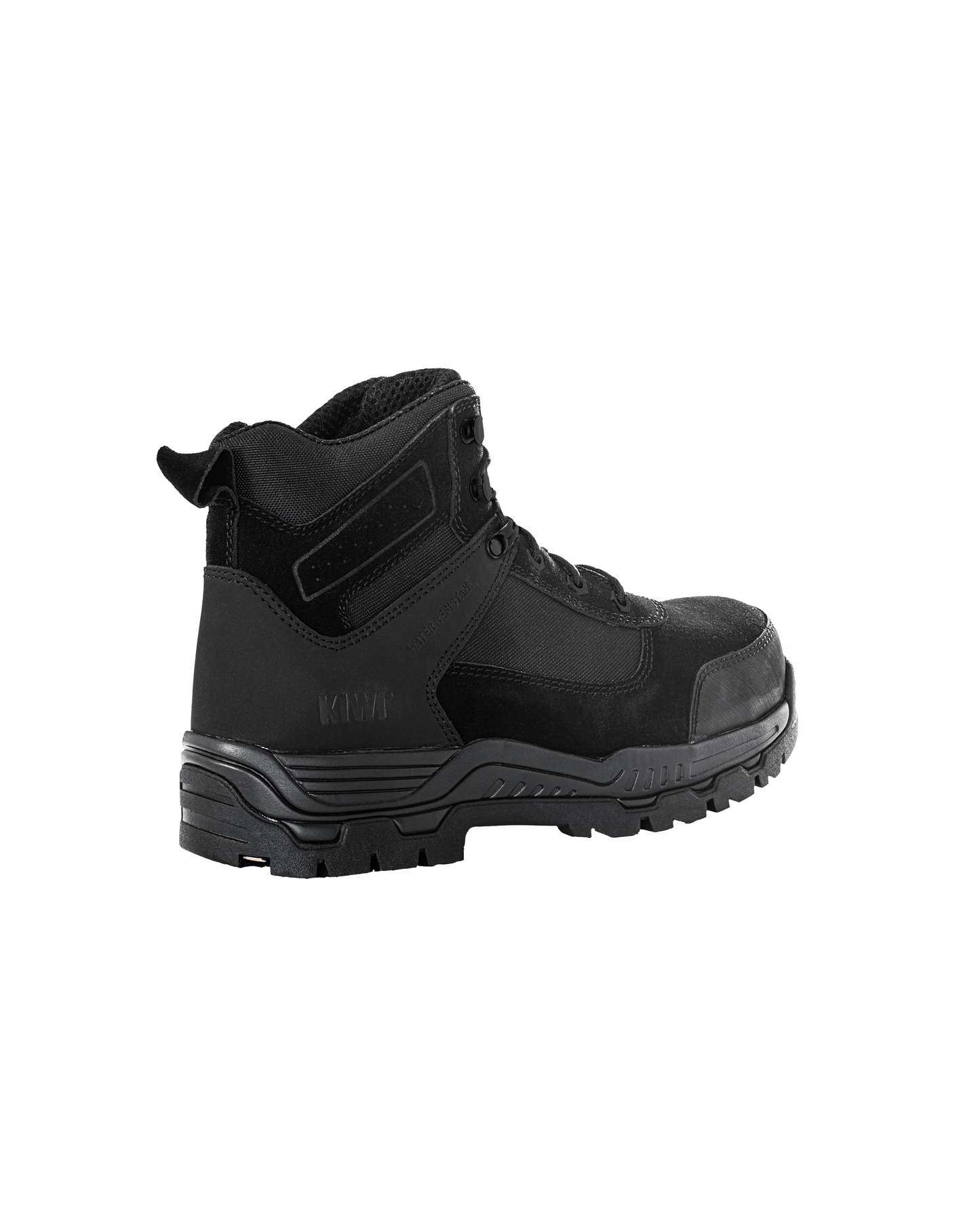 Kiwi Trek Black Suede/Nylon 5" Steel Toe Water Resistant Work Boots [R63500]