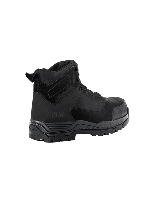 Kiwi Trek Black Suede/Nylon 5" Steel Toe Water Resistant Work Boots [R63500]