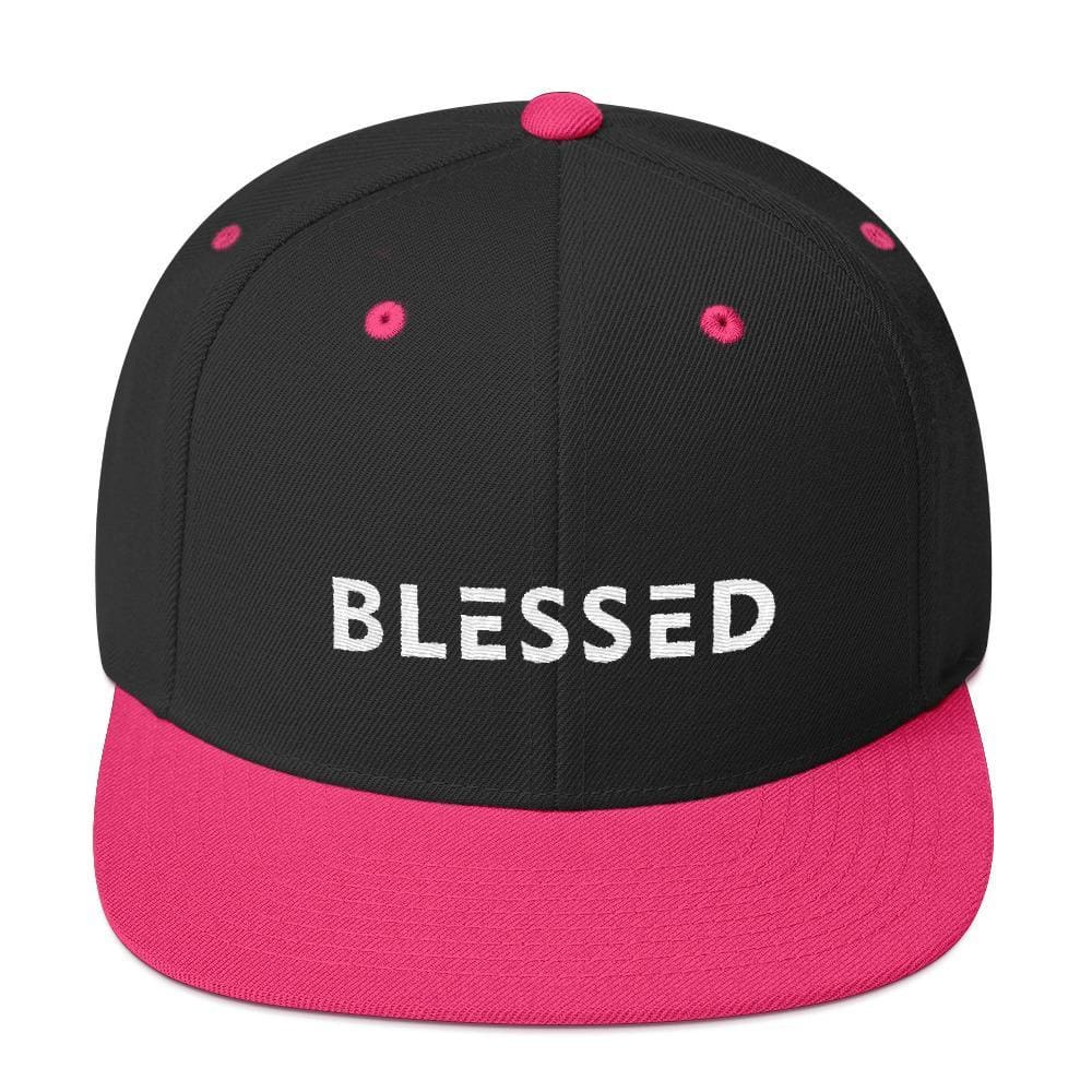 Blessed Flat Brim Snapback Hat