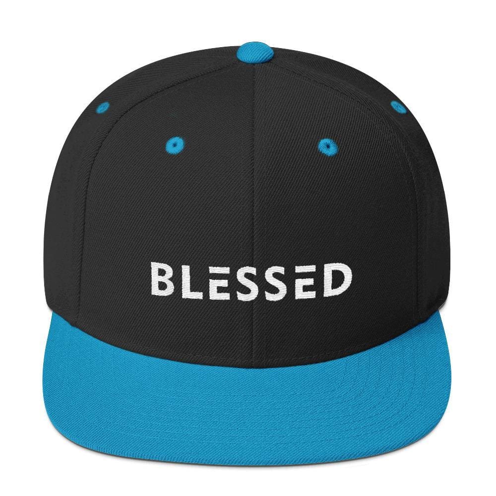 Blessed Flat Brim Snapback Hat