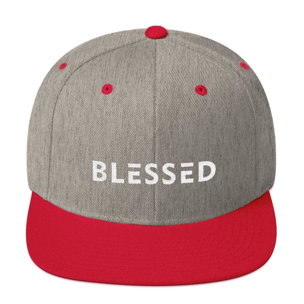 Blessed Flat Brim Snapback Hat
