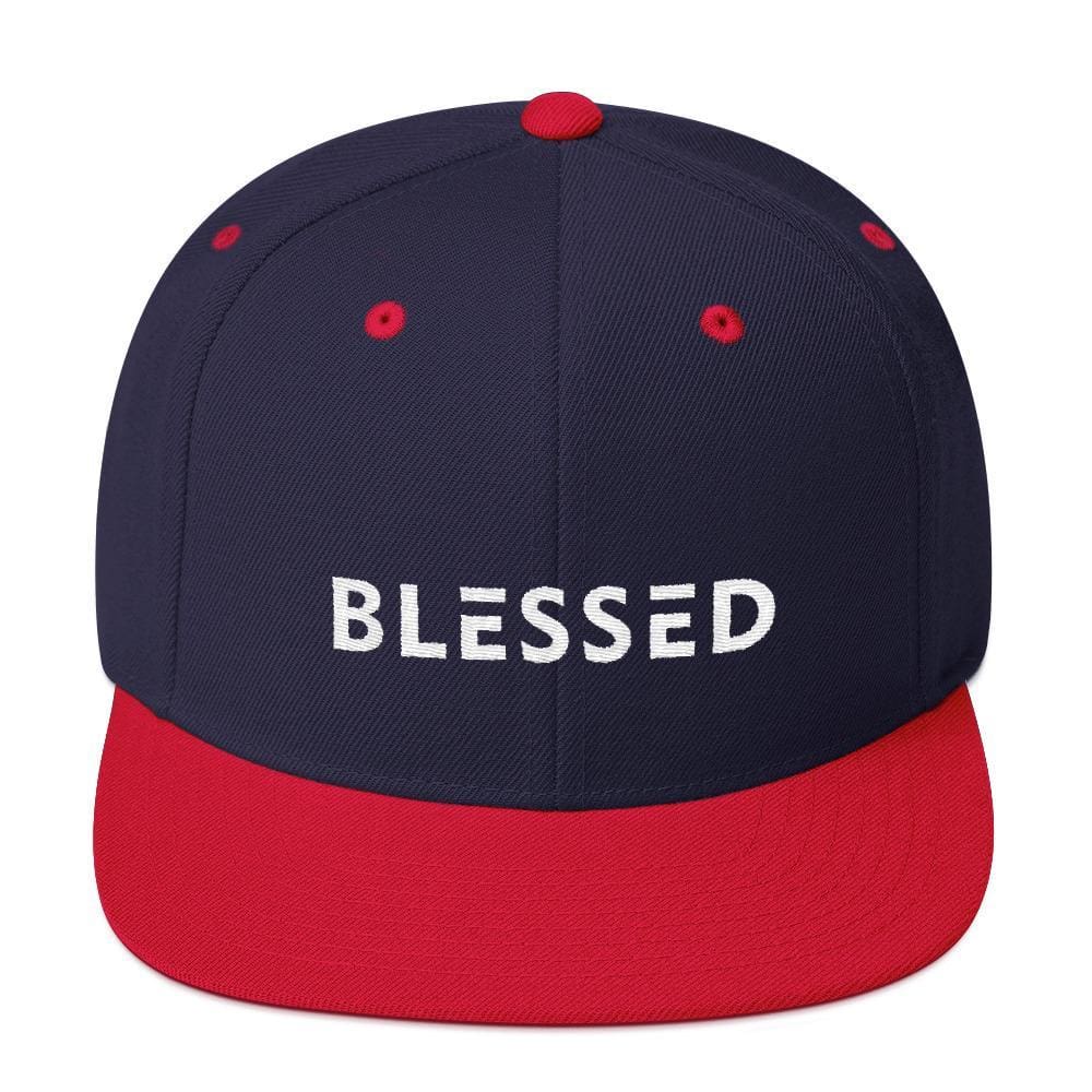 Blessed Flat Brim Snapback Hat